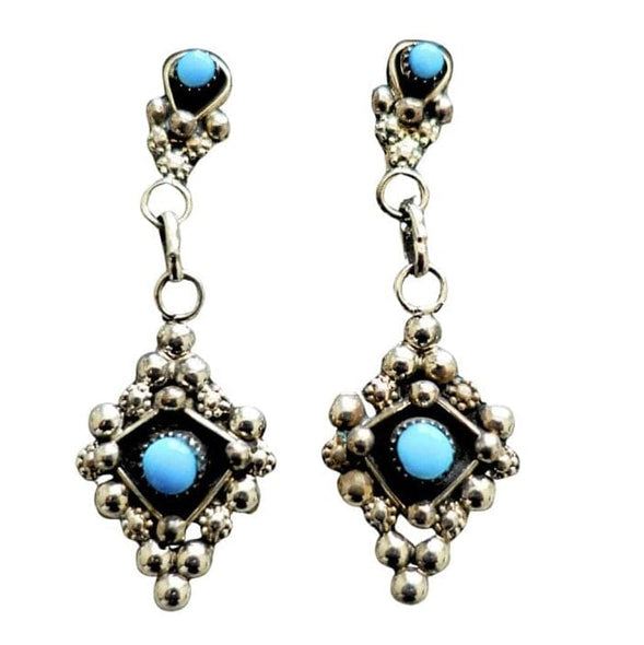 Kingman Turquoise Drop Earrings