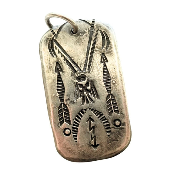 Thunderbird Dog Tag Pendant by Buffalo