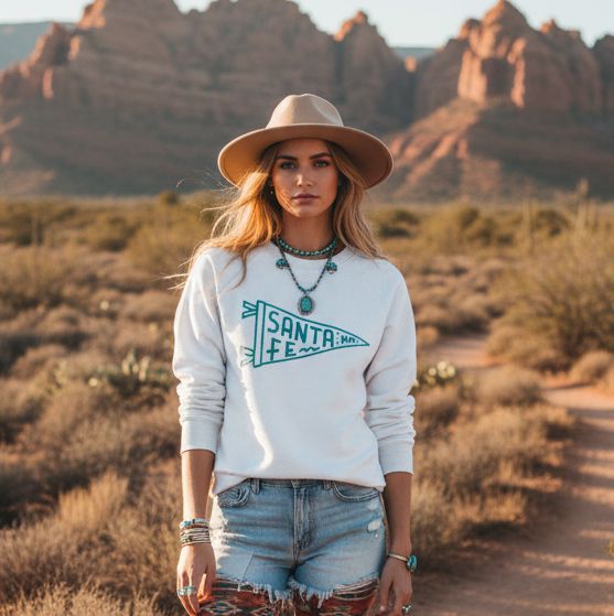 Santa Fe Pennant Sweatshirt