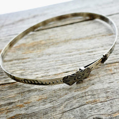 Sterling Silver Thunderbird Hat Band