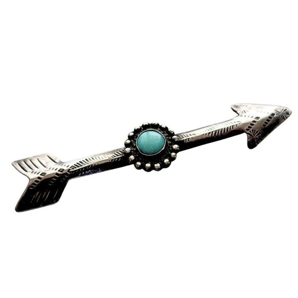 Turquoise Arrow Hat Pin