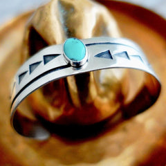 Hopi Style Bell Trading Post Cuff