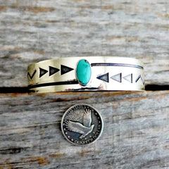 Hopi Style Bell Trading Post Cuff