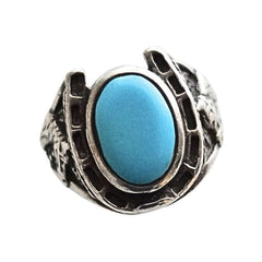 Vintage Mens Horseshoe Ring