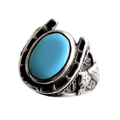 Vintage Mens Horseshoe Ring