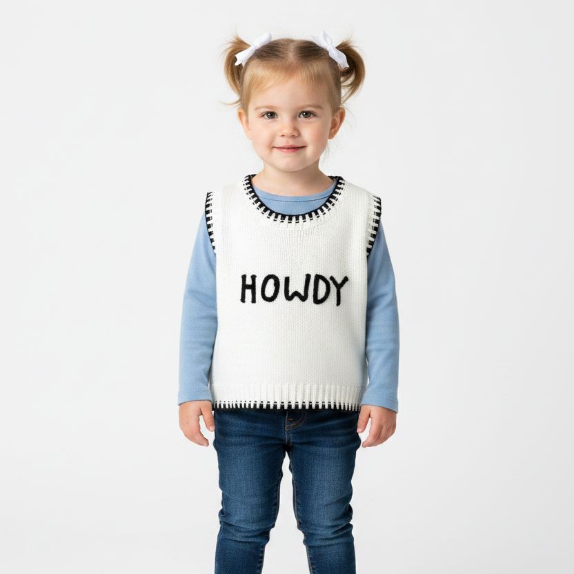 Howdy Kids Sweater Vest - Toddler Girl