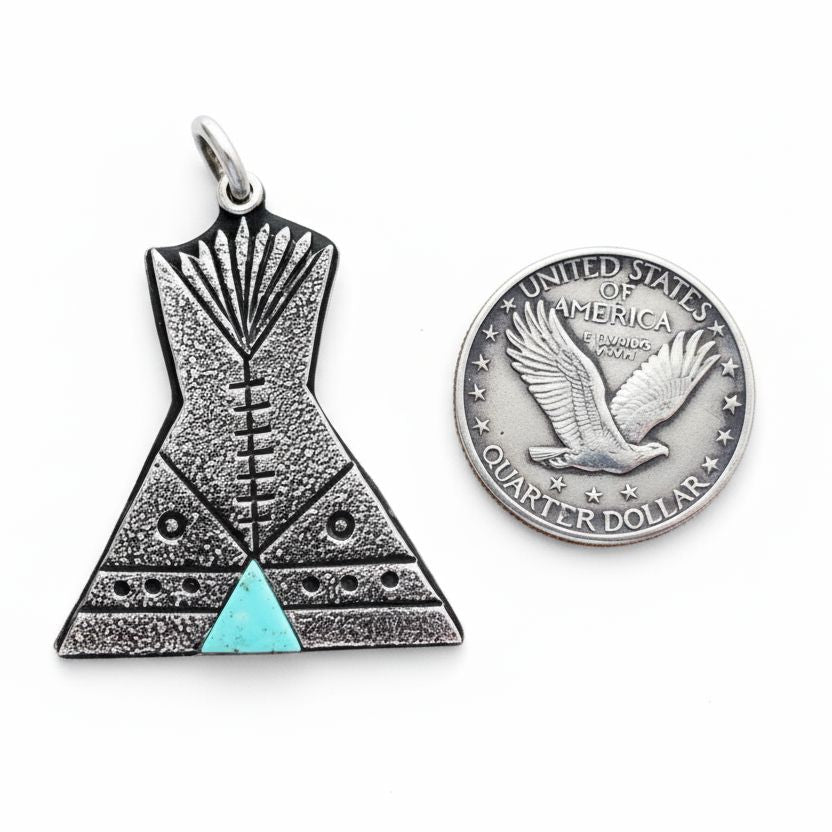 Sterling Teepee Pendant