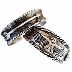 Raised Arrow Cuff by Aaron Anderson