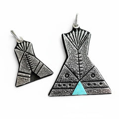 Sterling Teepee Pendant