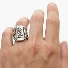 Ingot Thunderbird Ring by Buffalo