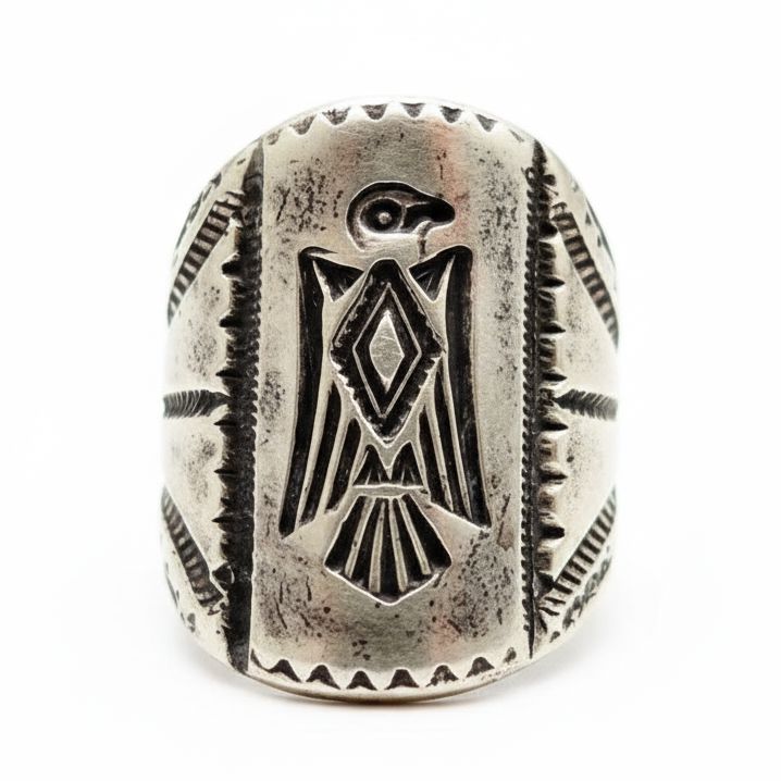 Ingot Thunderbird Ring by Buffalo