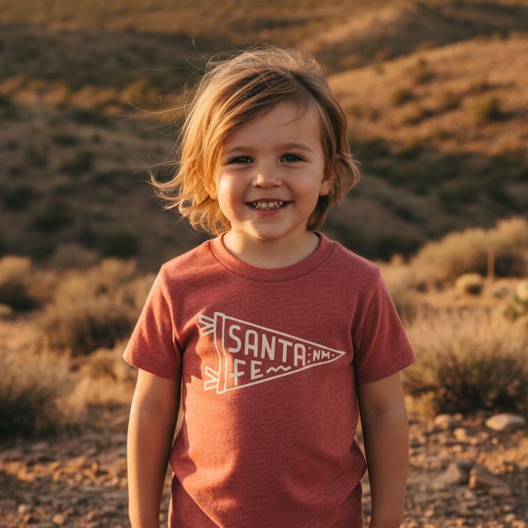 Kids Santa Fe Pennant Tee
