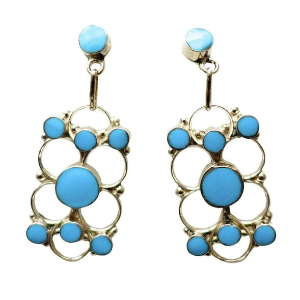 Kingman Turquoise Drop Earrings