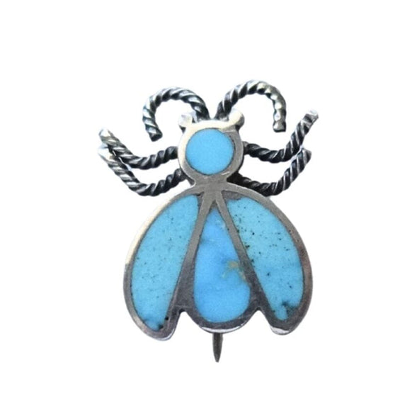 Mini Turquoise Ladybug Pin