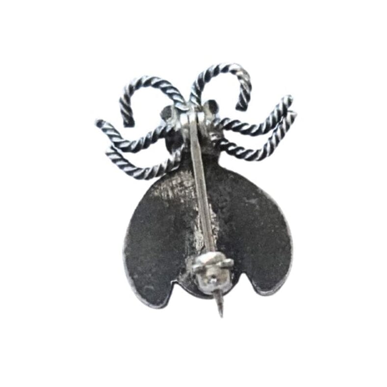 Mini Turquoise Ladybug Pin