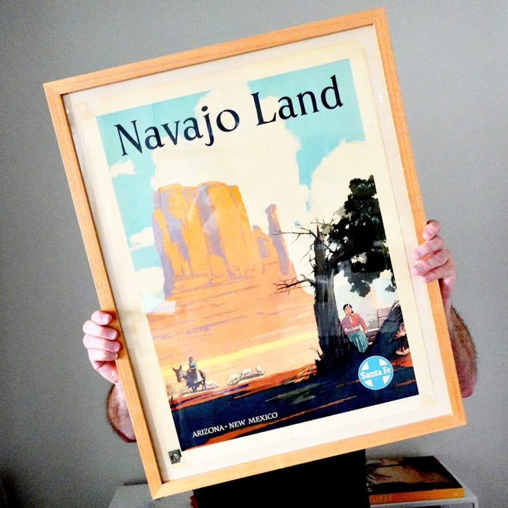 Original Navajo Land Railroad Poster