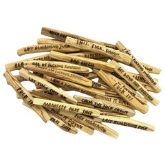 Engraved Palo Santo Sticks with Message