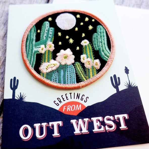 Greetings From Out West Patch Card