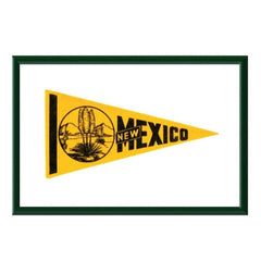 Vintage New Mexico Pennant Framed