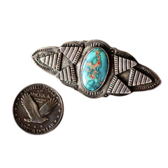 Old Navajo Turquoise Pin