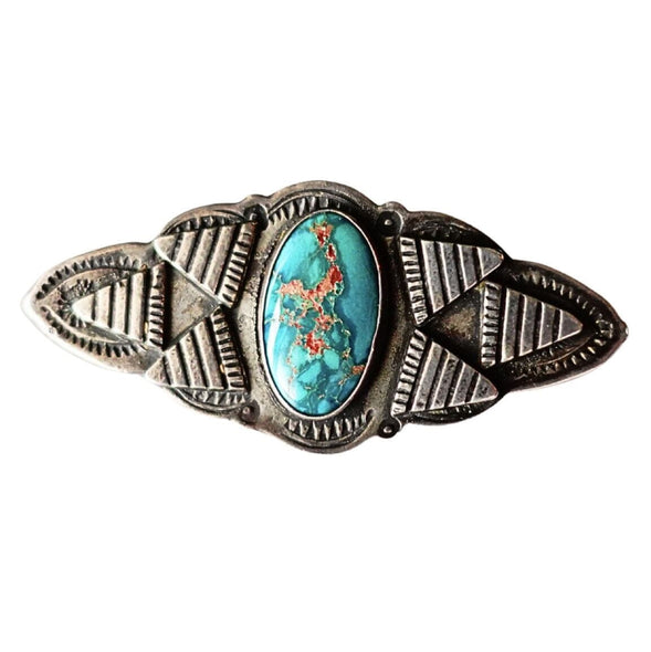 Old Navajo Turquoise Pin