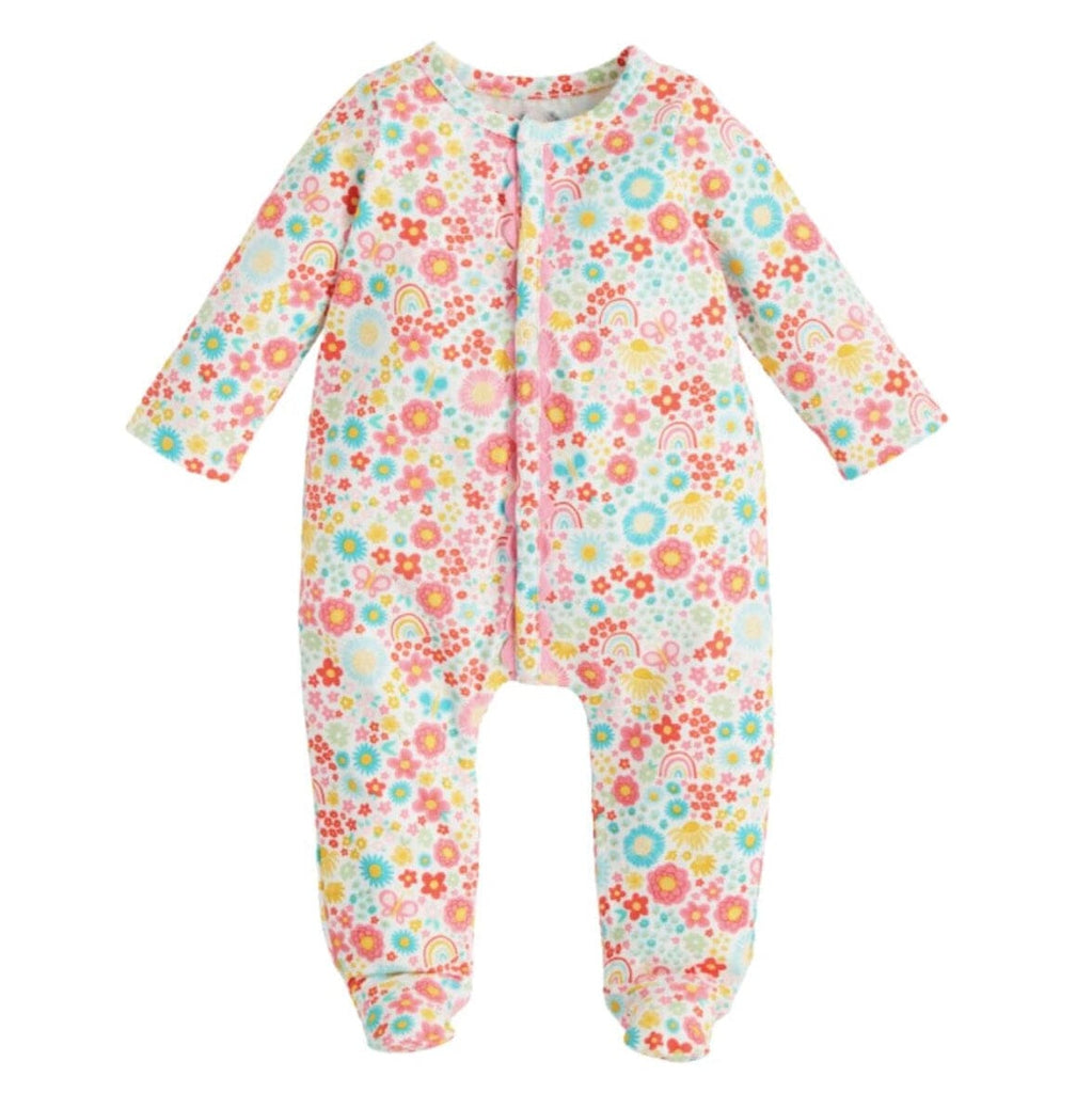 Rainbow Floral Kids Pajamas