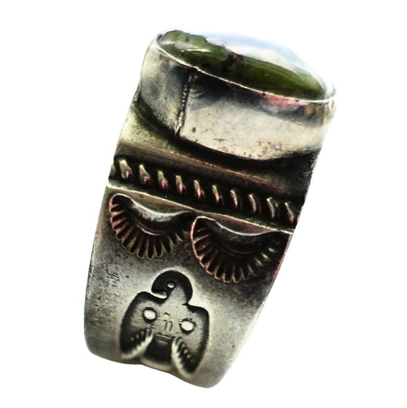 Mens Turquoise Signature Ring