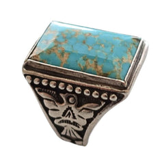 Vintage Mens Turquoise Ring