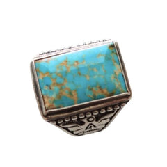 Vintage Mens Turquoise Ring