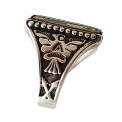 Vintage Mens Turquoise Ring