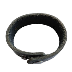 Chief Blanket Sterling & Leather Cuff