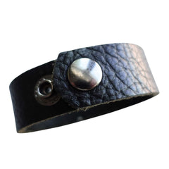 Chief Blanket Sterling & Leather Cuff