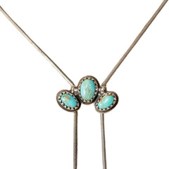 Turquoise Snake Bolo