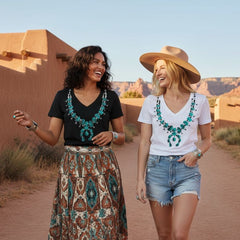 Squash Blossom T-Shirt in Santa Fe New Mexico