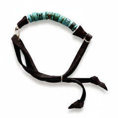 Taos Leather & Turquoise Cuff