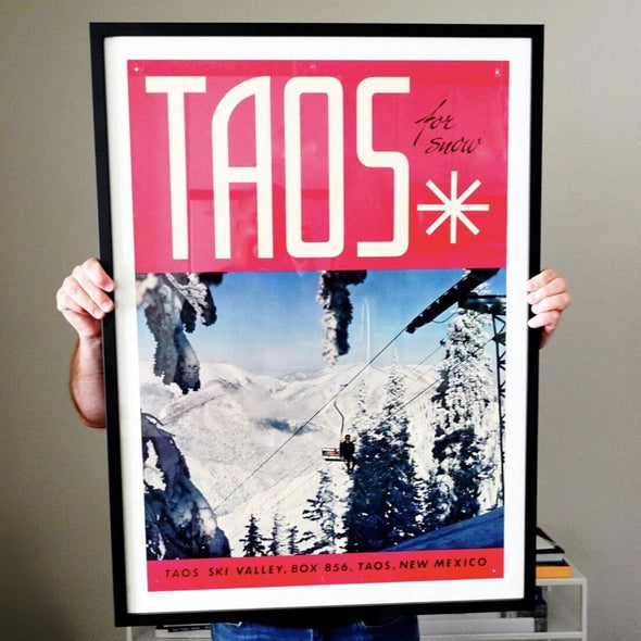 Taos Ski Valley 1965 Original Poster
