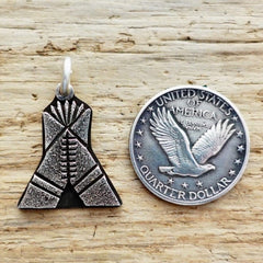 Sterling Teepee Pendant by Aaron JohnSterling Teepee Pendant by Aaron John