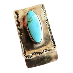 Sterling & Turquoise Money Clip