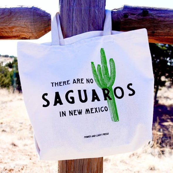 No Saguaros In New Mexico Tote Bag