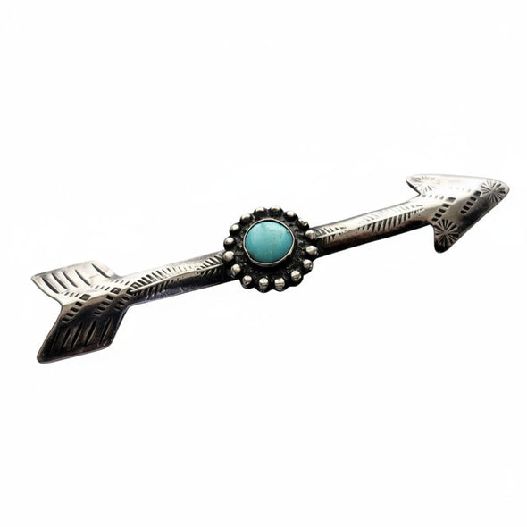 Turquoise Arrow Hat Pin