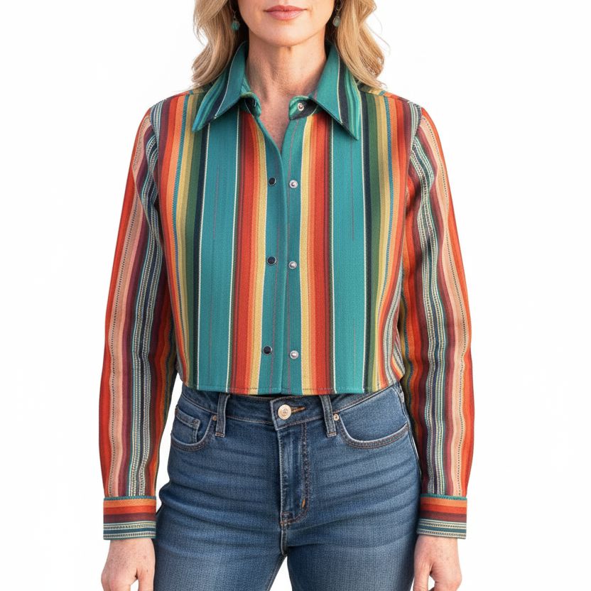 Cropped Serape Jacket