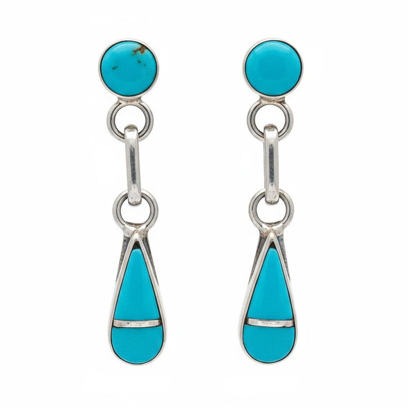 Teardrop Turquoise Earrings