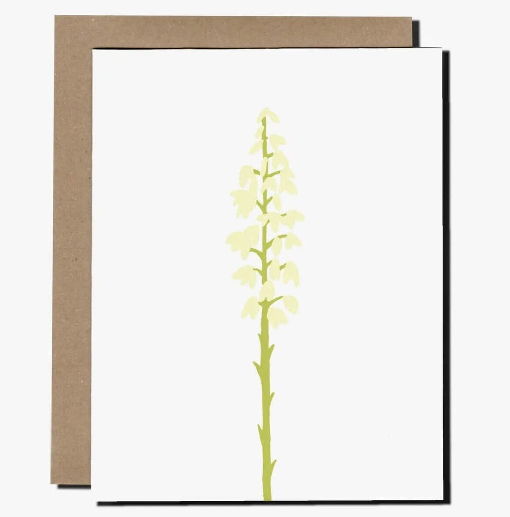 Yucca Flower Greeting Card