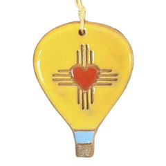 Hot Air Zia Balloon Ornament