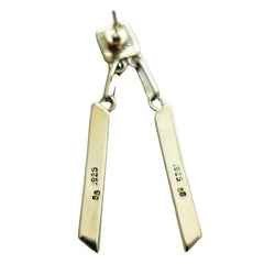 Turquoise Inlay Dangle Earrings