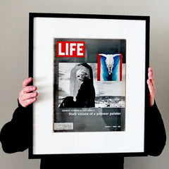 Original Georgia O'Keeffe Life Magazine Framed 