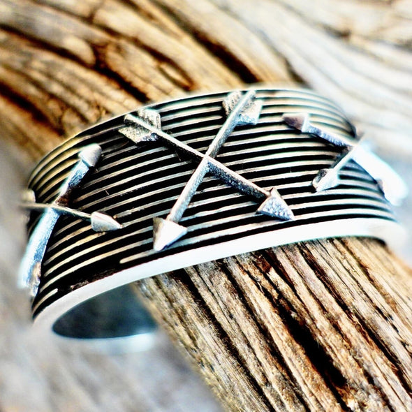 Aaron Anderson Navajo Silver Cuff