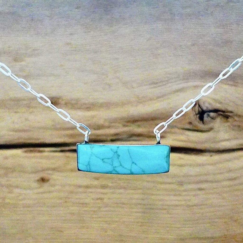Turquoise & Sterling Festoon Necklace