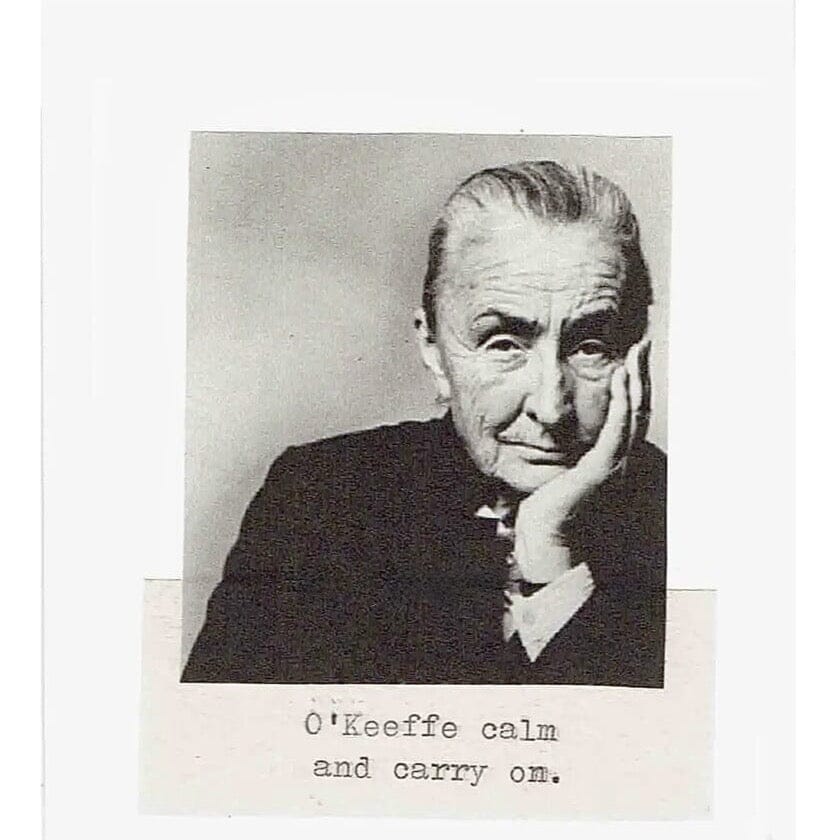 Georgia O'Keeffe Greeting Card