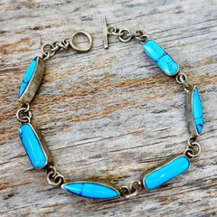 Turquoise Link Bracelet